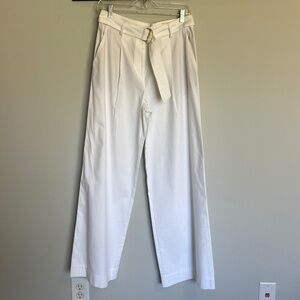 NWT Loft Belted Peyton trouser pant, women’s size 4